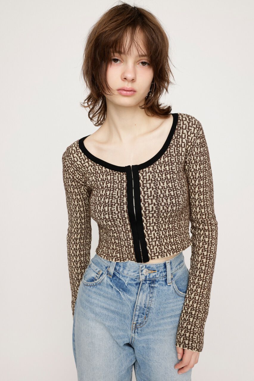 SLY「GLITTER JQ トップス」|ニット・セーター|