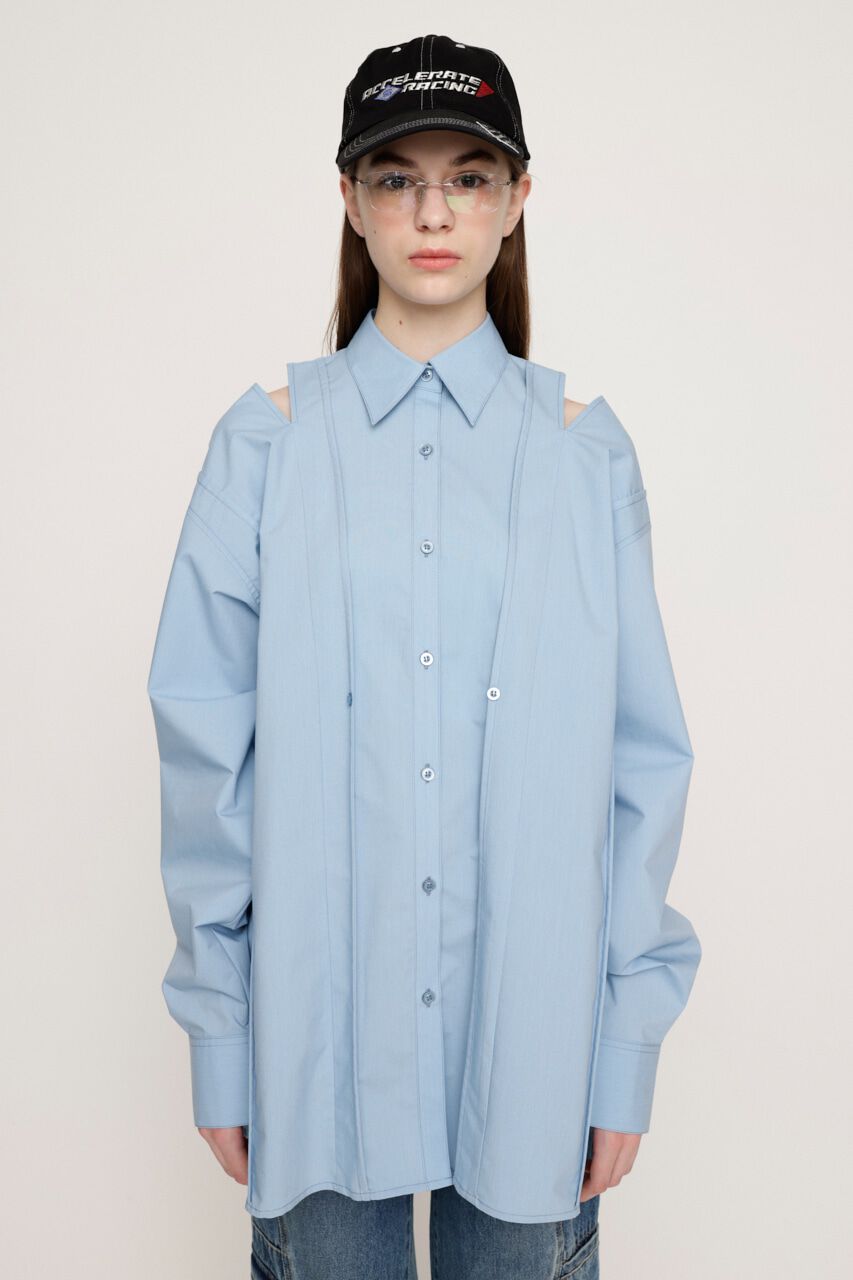 SLY「2WAY OVER SIZE シャツ」|シャツ・ブラウス|