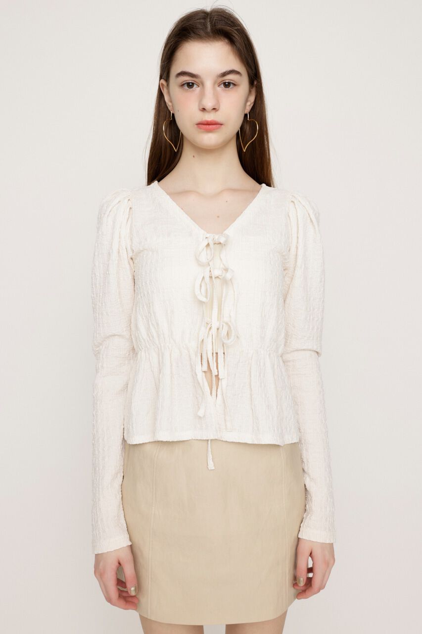 SLY「2WAY SWELLING JQ PUFF トップス」|Tシャツ・カットソー|IVOY3