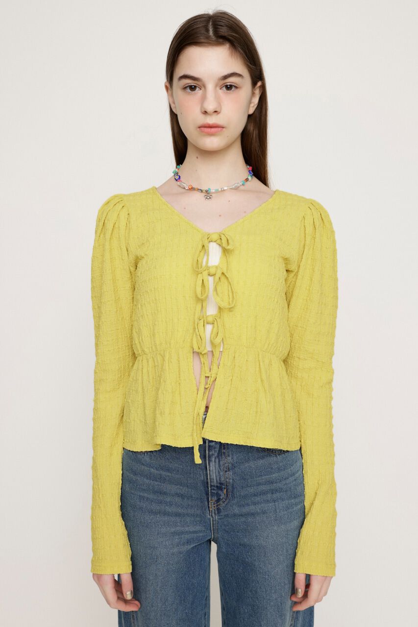 SLY「2WAY SWELLING JQ PUFF トップス」|Tシャツ・カットソー|