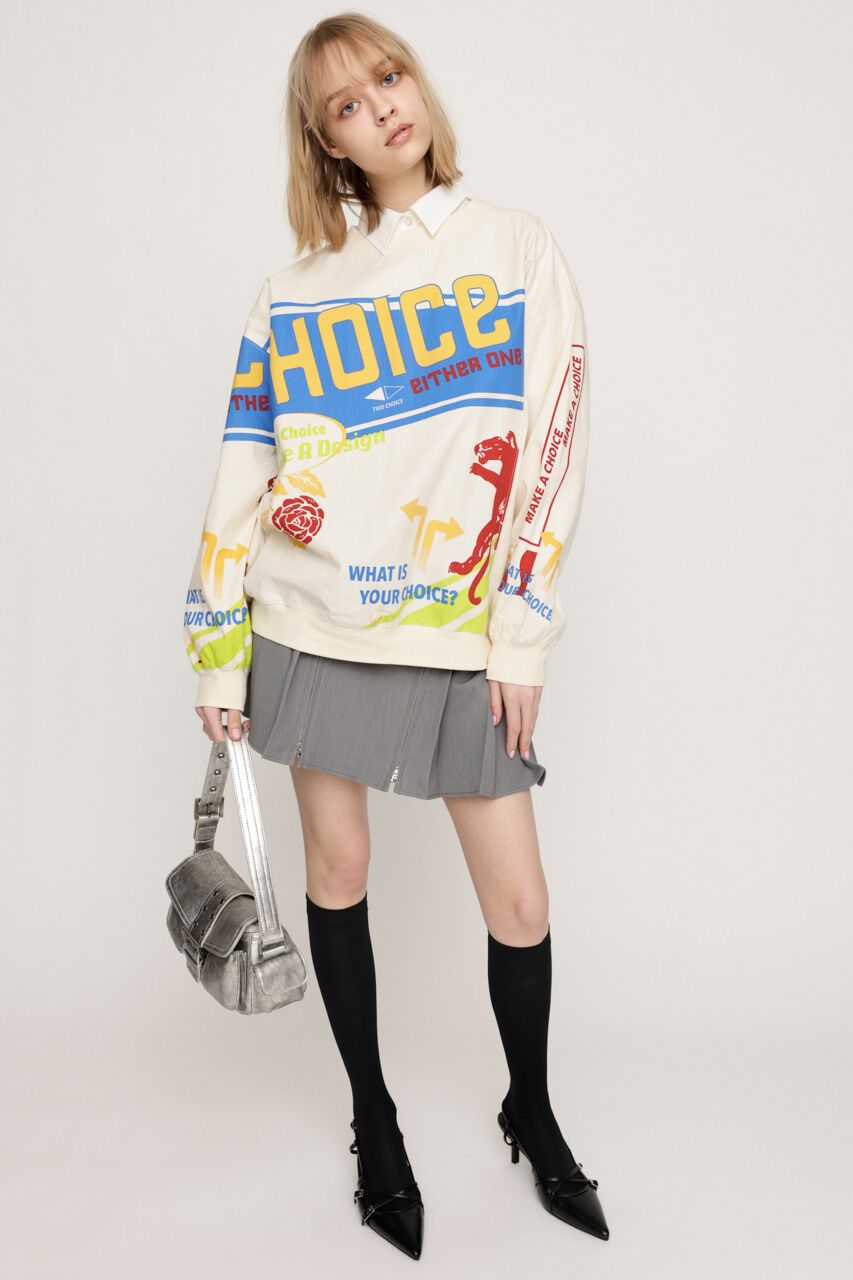 SLY「CHOICE C／N L／S トップス」|シャツ・ブラウス|