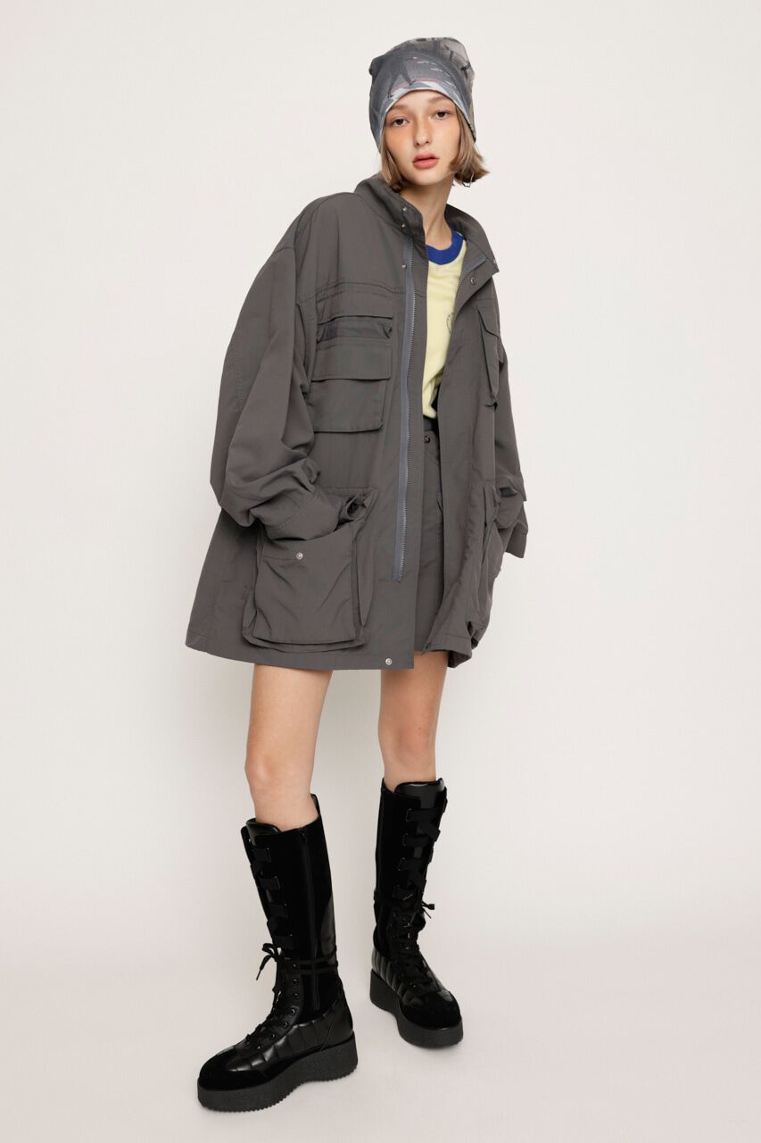 SLY「BIG POCKET FIELD ショートスカート」|スカート|