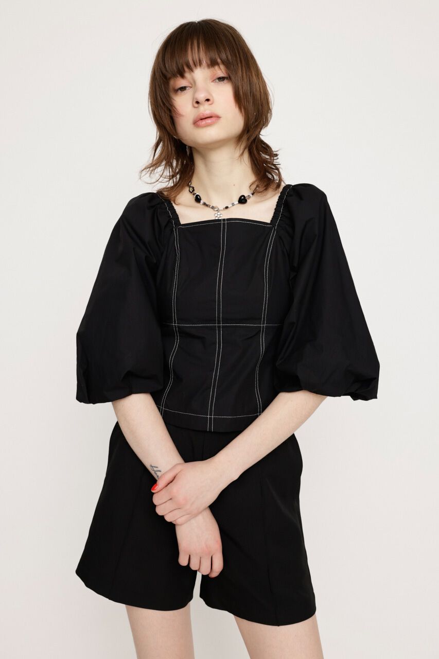 SLY「BALLOON SLEEVE 2WAY ブラウス」|シャツ・ブラウス|