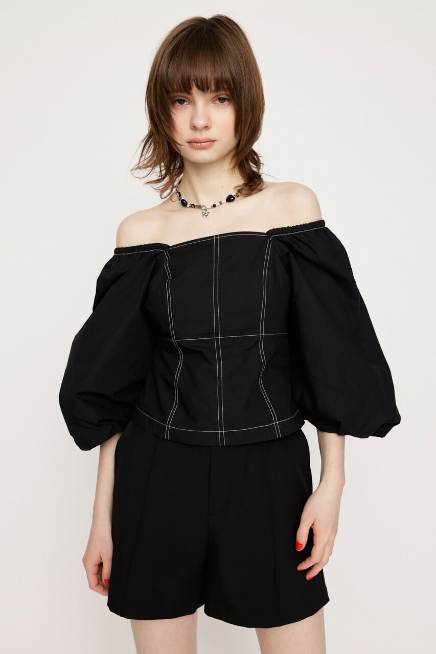 SLY「BALLOON SLEEVE 2WAY ブラウス」|シャツ・ブラウス|