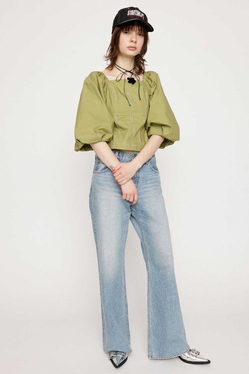 SLY「BALLOON SLEEVE 2WAY ブラウス」|シャツ・ブラウス|