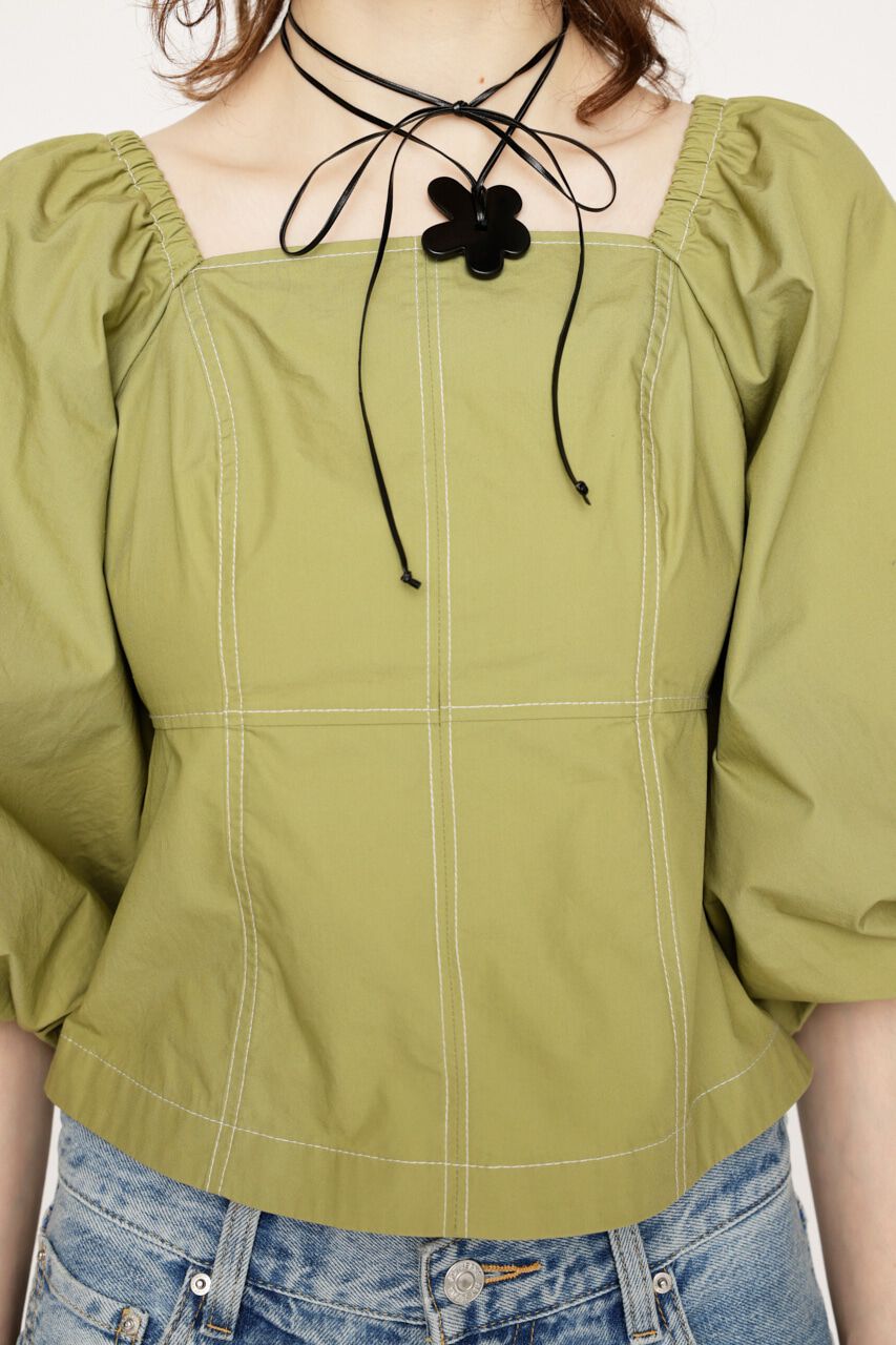 SLY「BALLOON SLEEVE 2WAY ブラウス」|シャツ・ブラウス|