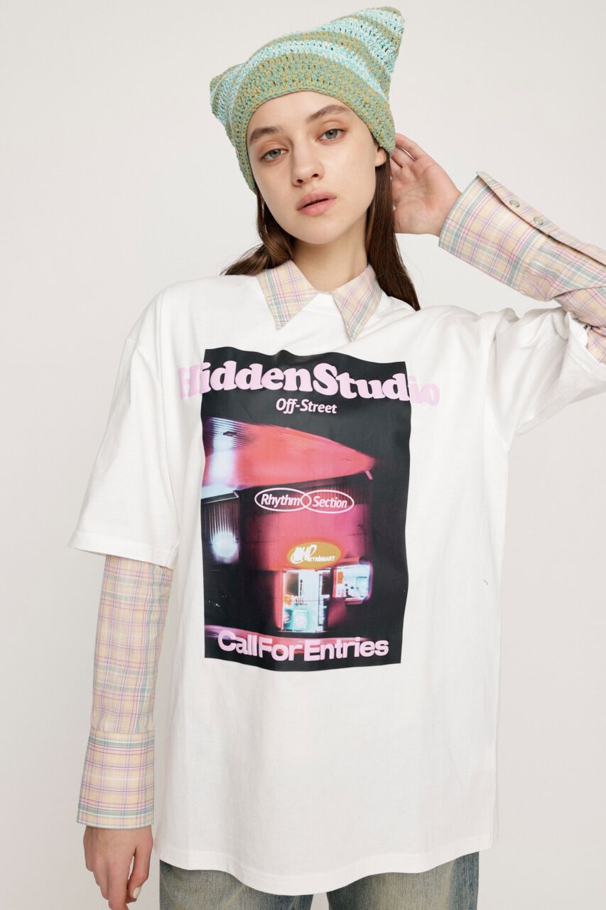 SLY「PUFFER LOGO & PHOTO Tシャツ」|Tシャツ・カットソー|