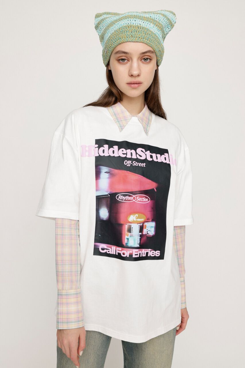 SLY「PUFFER LOGO & PHOTO Tシャツ」|Tシャツ・カットソー|