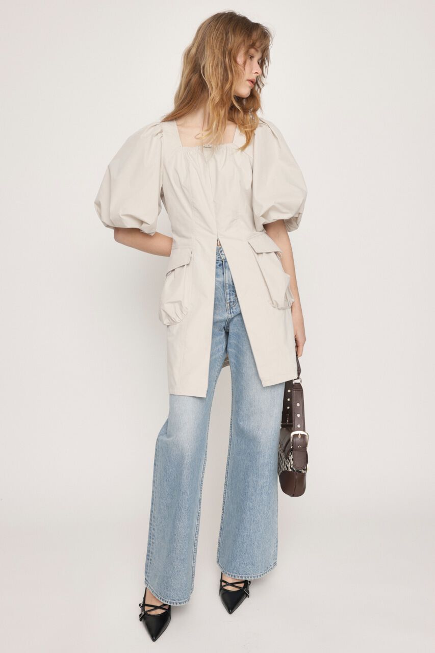 SLY「OPEN HEM SPINDLE DESIGN ショートワンピース」|ワンピース|