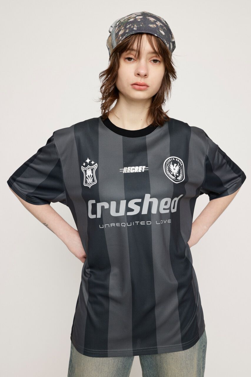 SLY「STRIPE UNIFORM LOGO Tシャツ」|Tシャツ・カットソー|