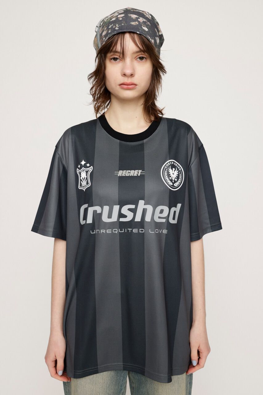 SLY「STRIPE UNIFORM LOGO Tシャツ」|Tシャツ・カットソー|