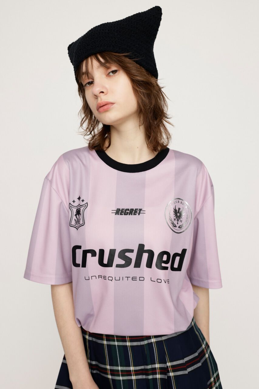 SLY「STRIPE UNIFORM LOGO Tシャツ」|Tシャツ・カットソー|