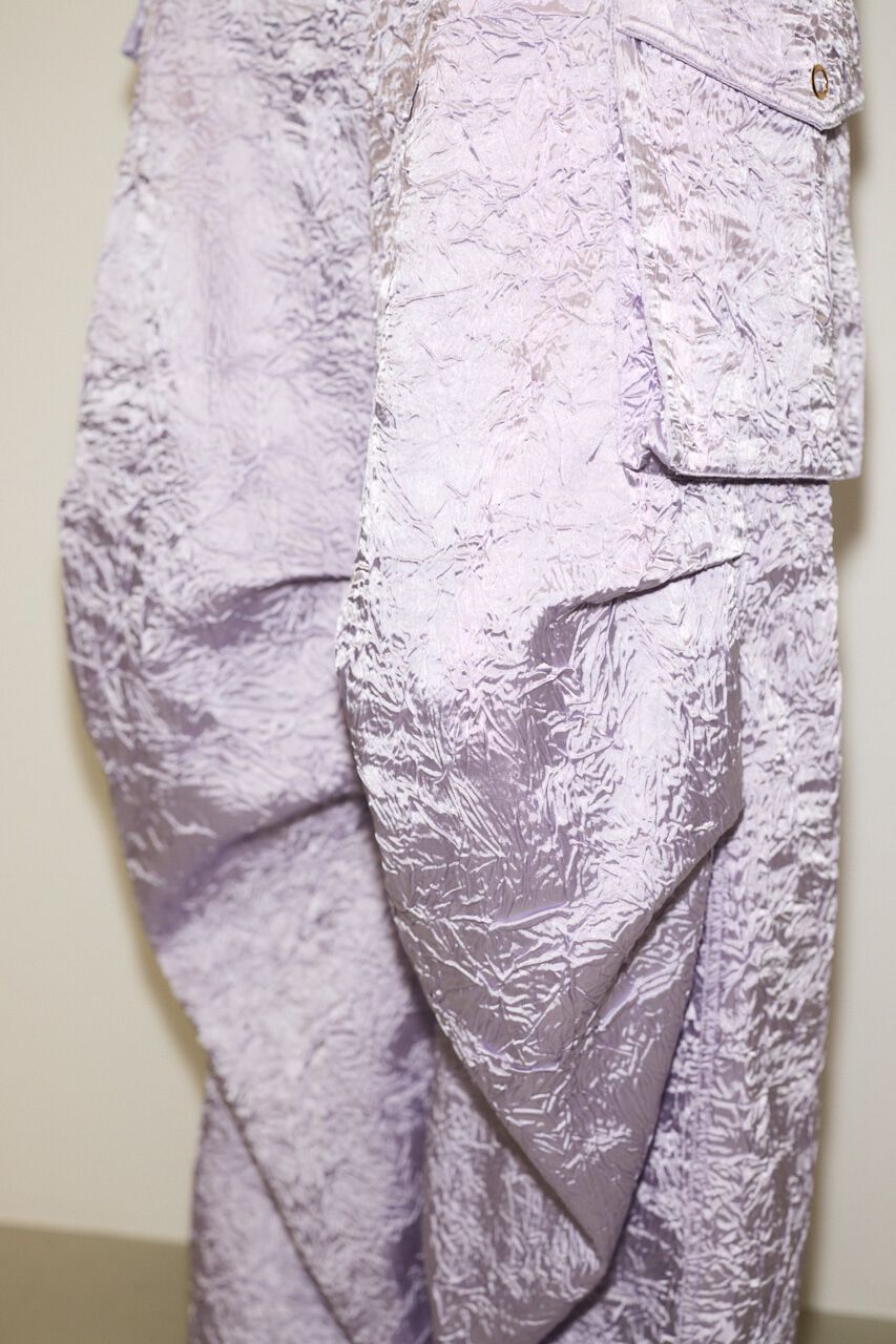 SLY「WRINKLE SATIN CARGO パンツ」|その他|