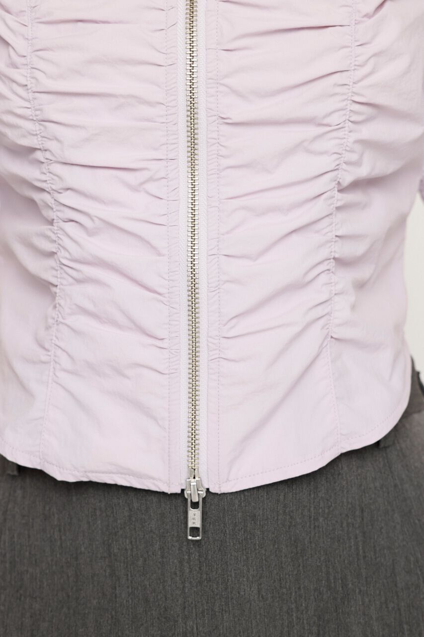 SLY「FRONT ZIP BACK OPEN ブラウス」|シャツ・ブラウス|