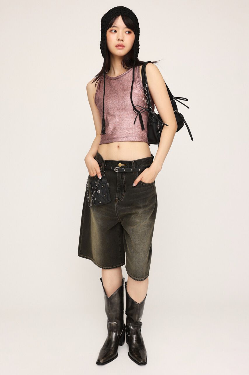 SLY「METALIC CUT タンクトップ」|タンクトップ|