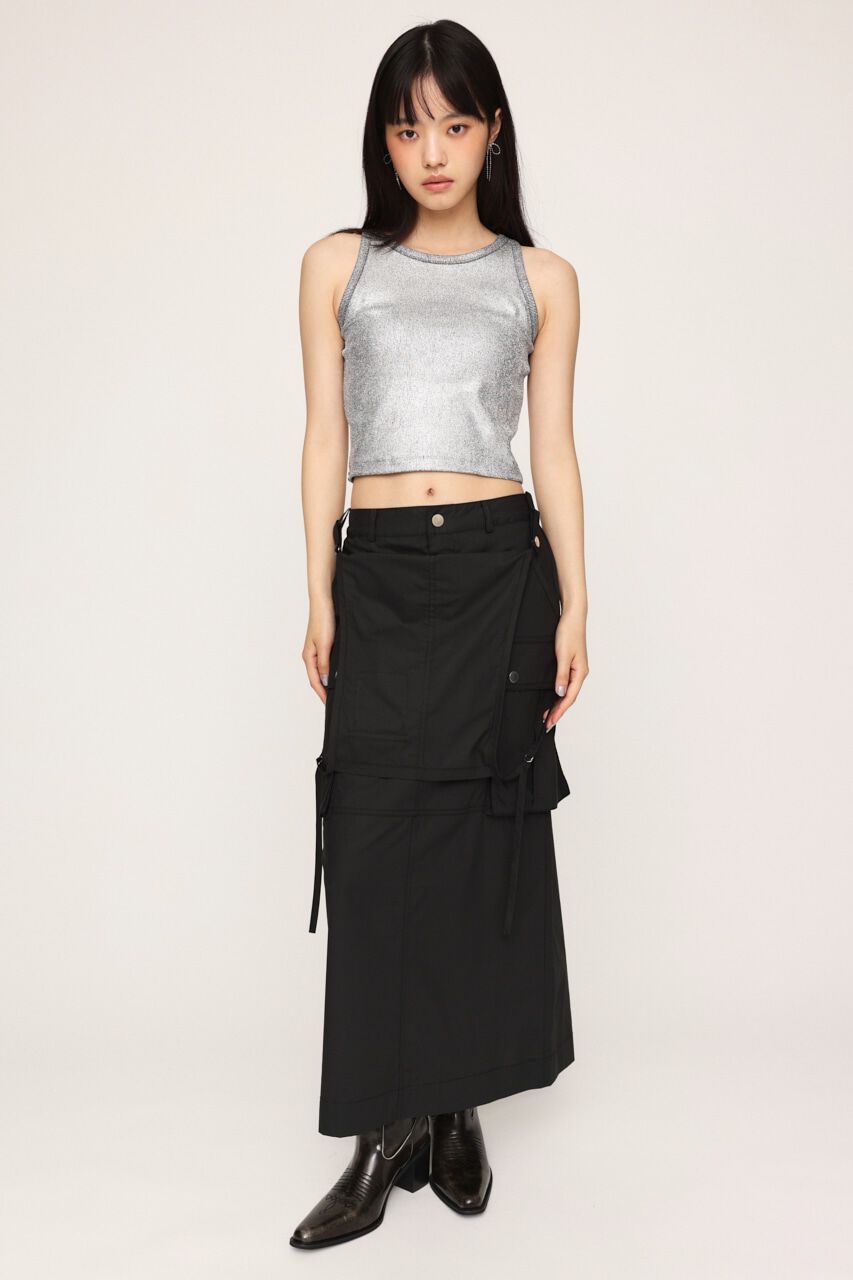 SLY「METALIC CUT タンクトップ」|タンクトップ|