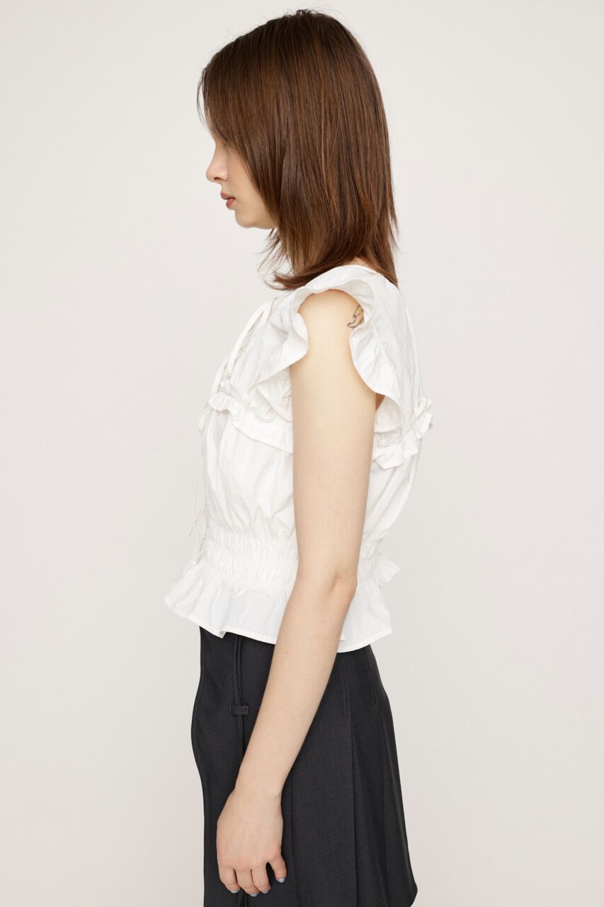 SLY「2WAY RIBBON FRILL トップス」|タンクトップ|