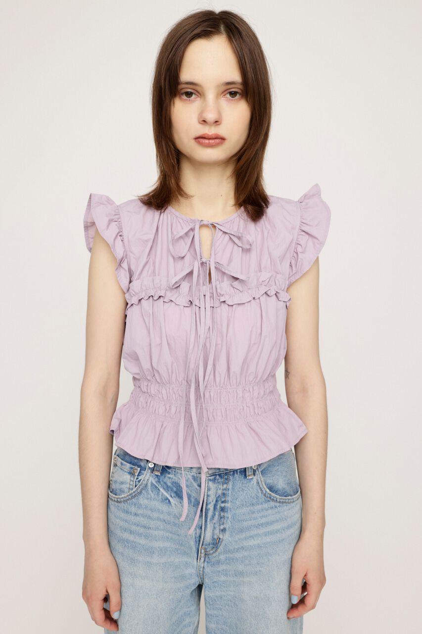 SLY「2WAY RIBBON FRILL トップス」|タンクトップ|