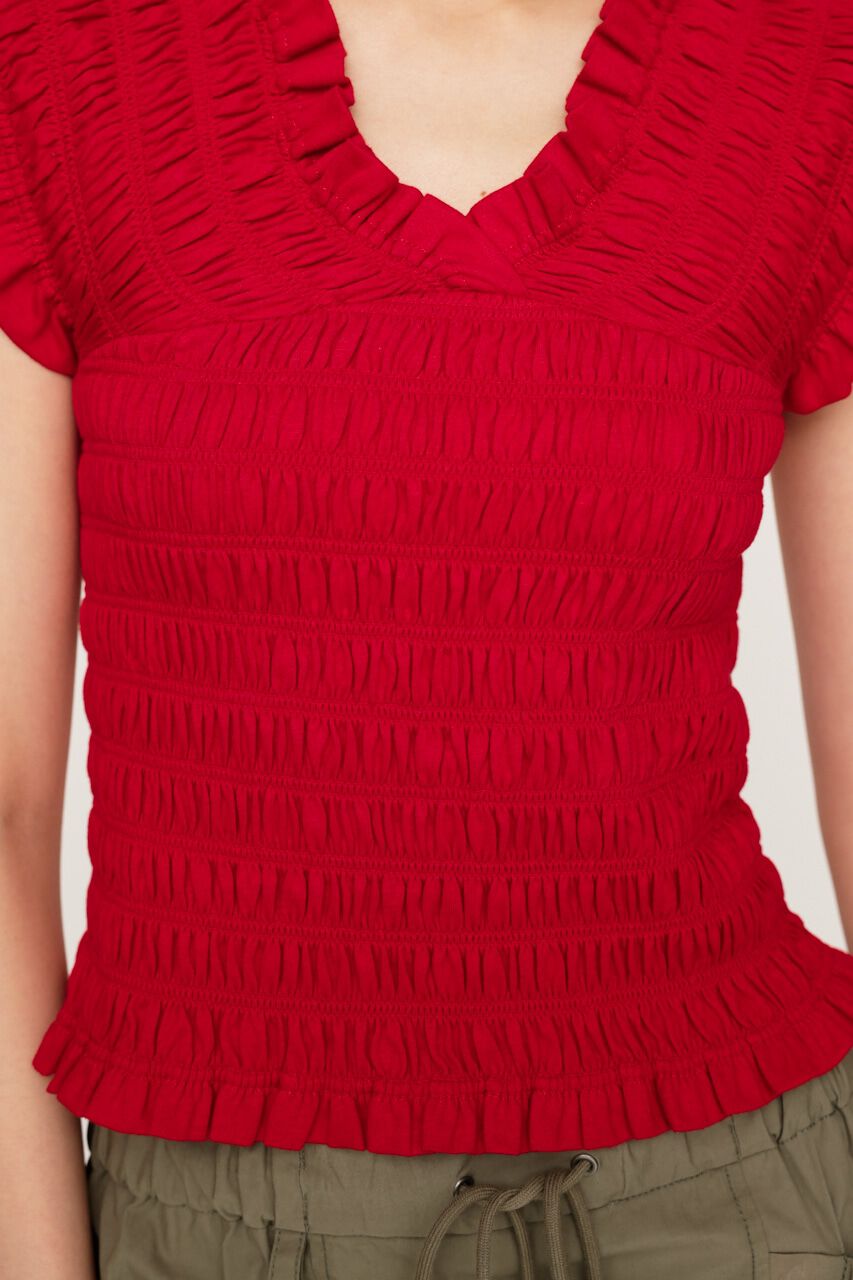 SLY「2WAY SHIRRING BUSTIER トップス」|タンクトップ|