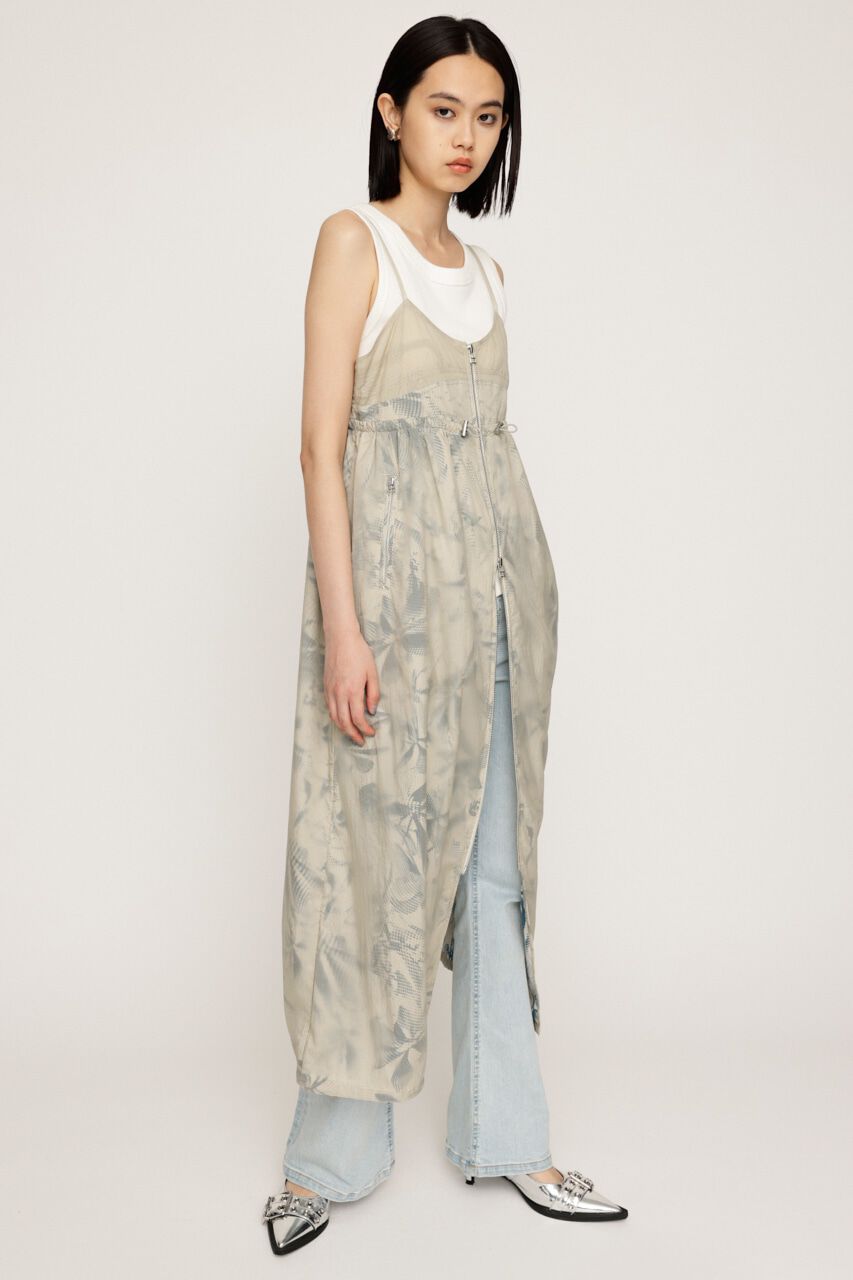 SLY「SHEER CAMI ZIP L／ドレス」|ワンピース|