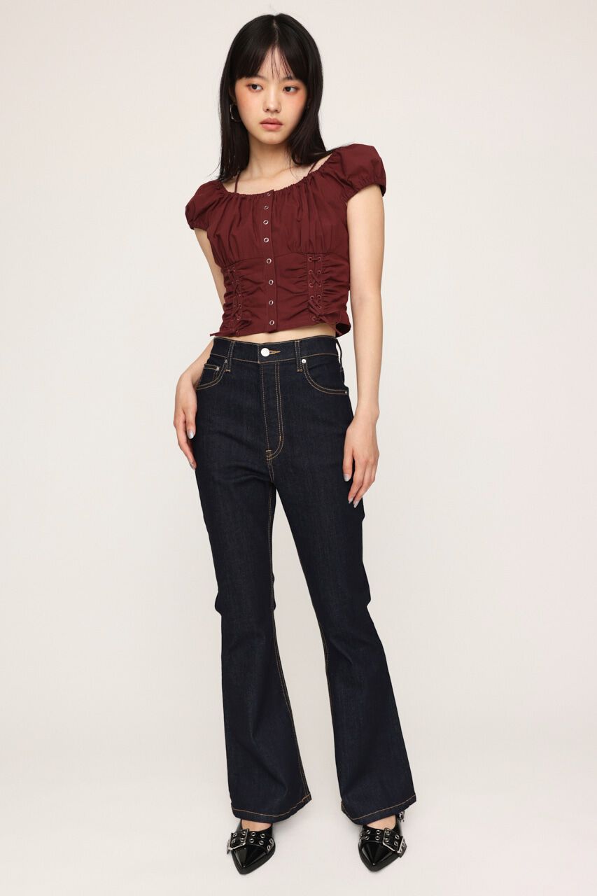 SLY「HW FLARE PT-A WITH ROICA（R）EF」|デニム|