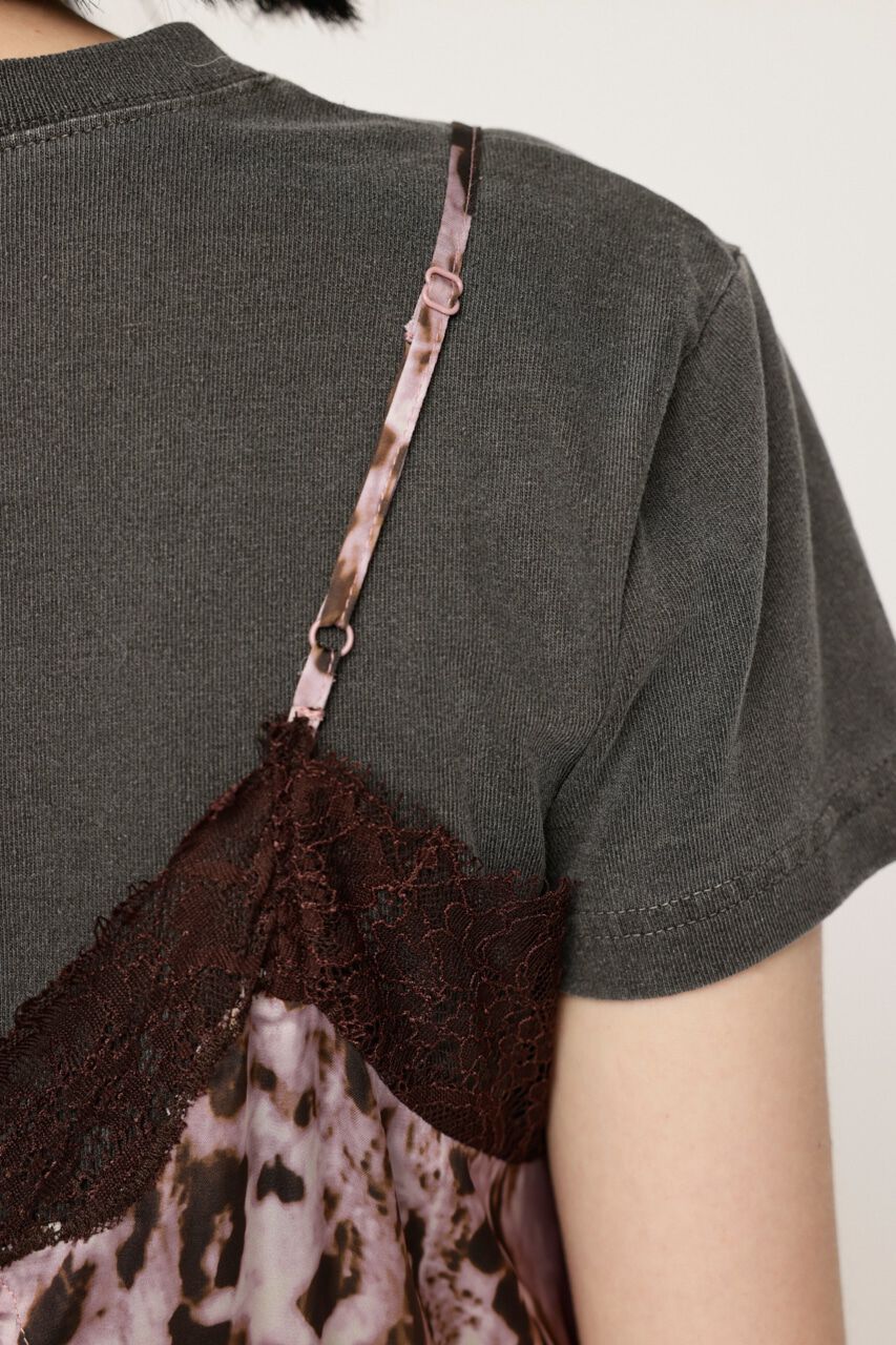 SLY「BLURRING LEOPARD CAMI ドレス」|ワンピース|