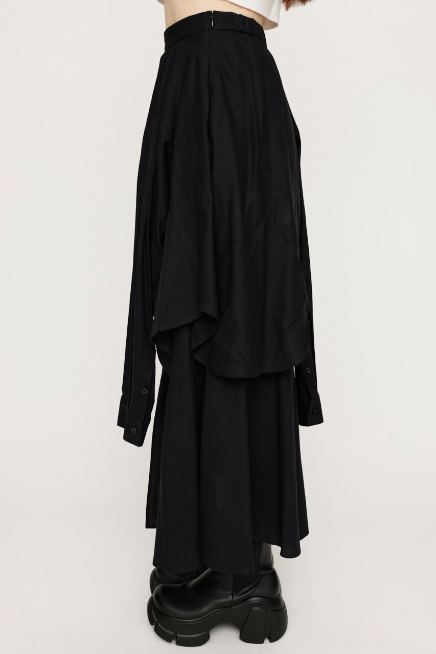 SLY「PLAID LAYERED ロングスカート」|スカート|