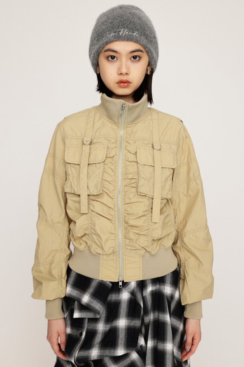 SLY「NYLON MILITARY ジャケット」|ブルゾン・スタジャン|