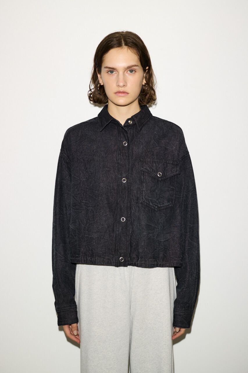 SLY「WRINKLE DENIM SH-BE」|シャツ・ブラウス|