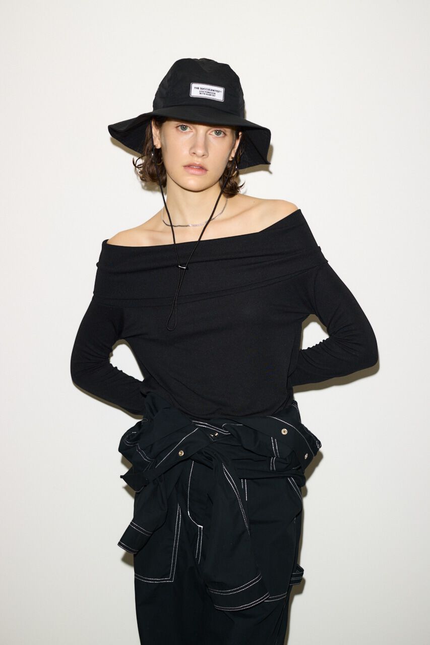 SLY「STRETCH OFF SHOULDER トップス」|Tシャツ・カットソー|