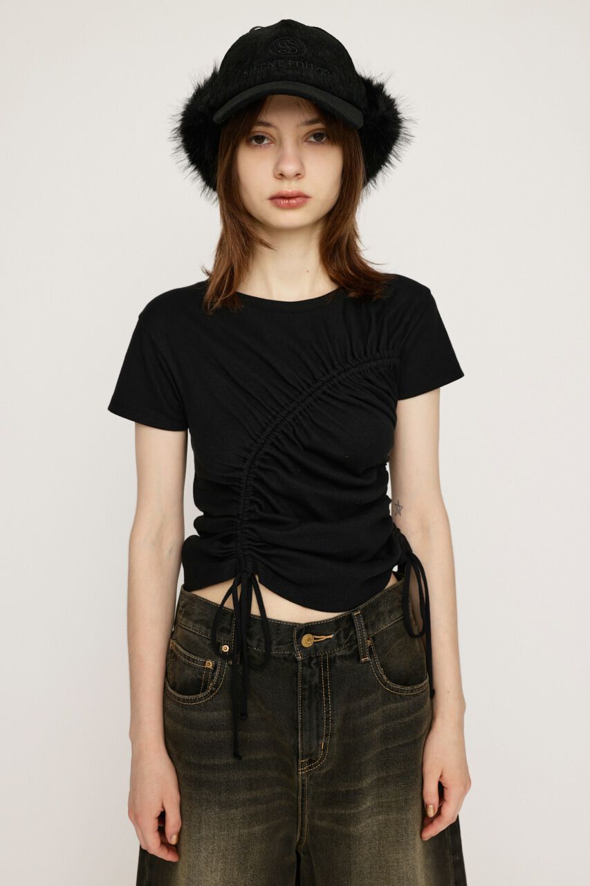 SLY「DROST GATHER COMPACT トップス」|Tシャツ・カットソー|