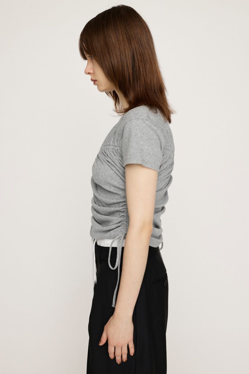 SLY「DROST GATHER COMPACT トップス」|Tシャツ・カットソー|