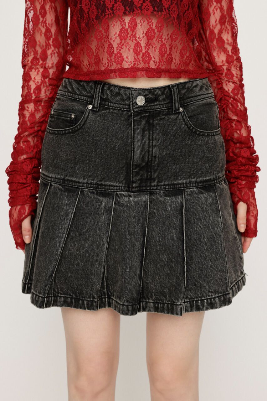 SLY「J／W OVER DYE ショートスカート」|スカート|