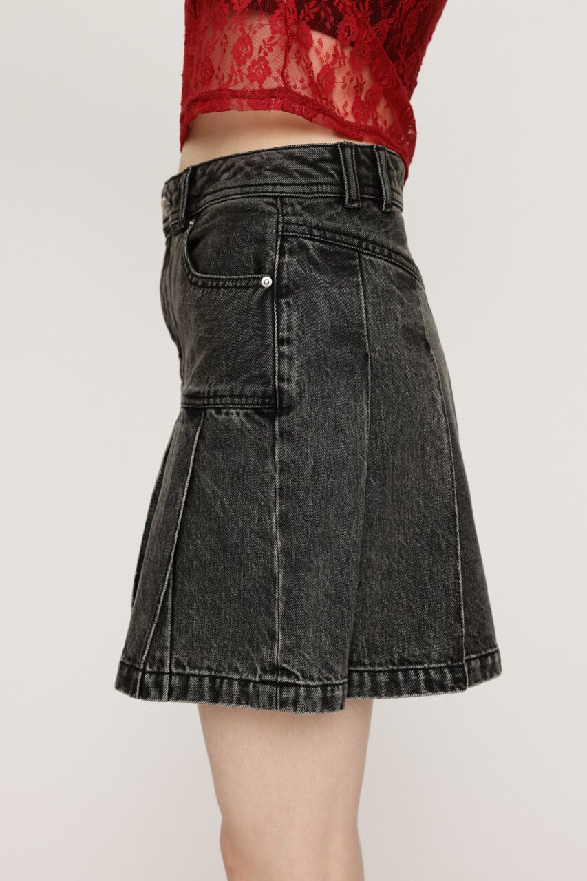 SLY「J／W OVER DYE ショートスカート」|スカート|