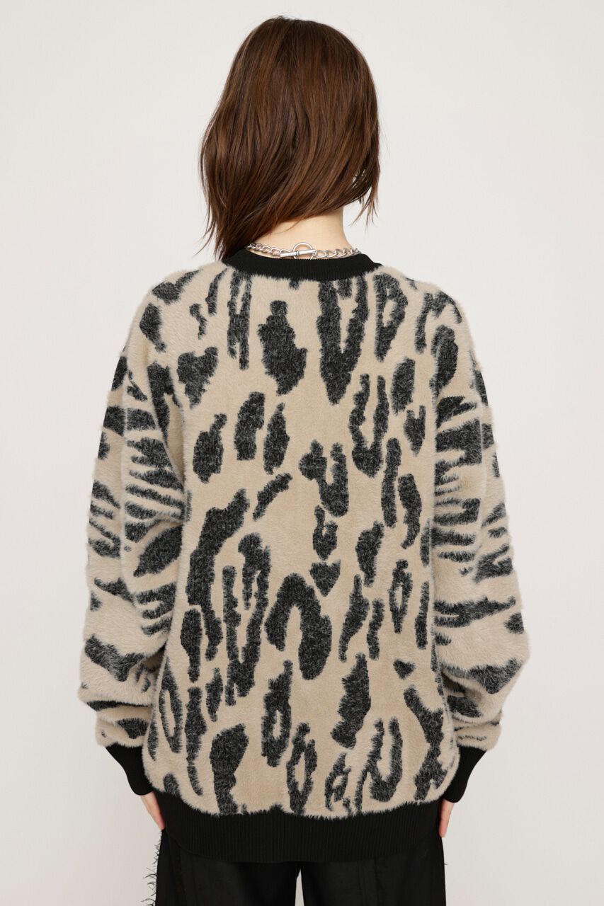 SLY「LEOPARD MOLLE JQ トップス」|ニット・セーター|