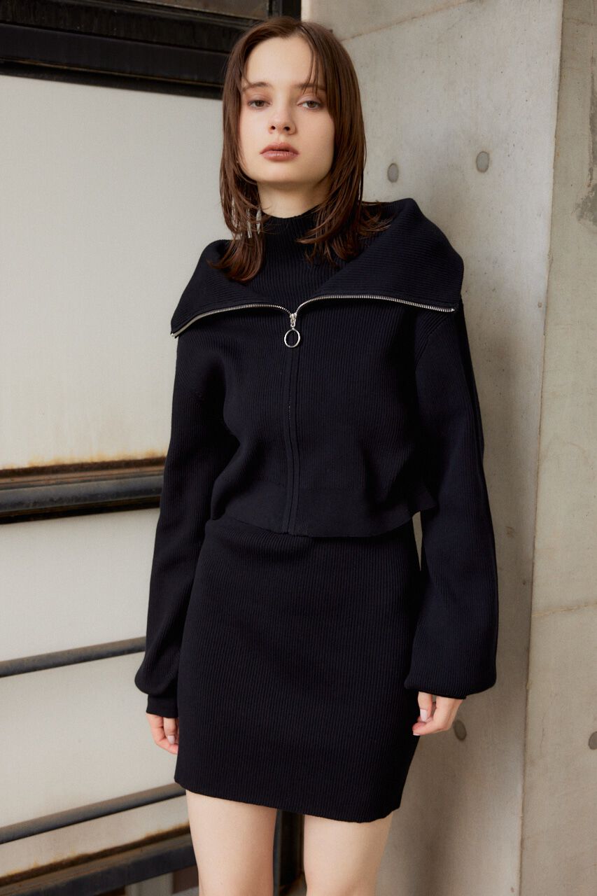 SLY「COLLAR ZIP 2P ワンピース」|ワンピース|