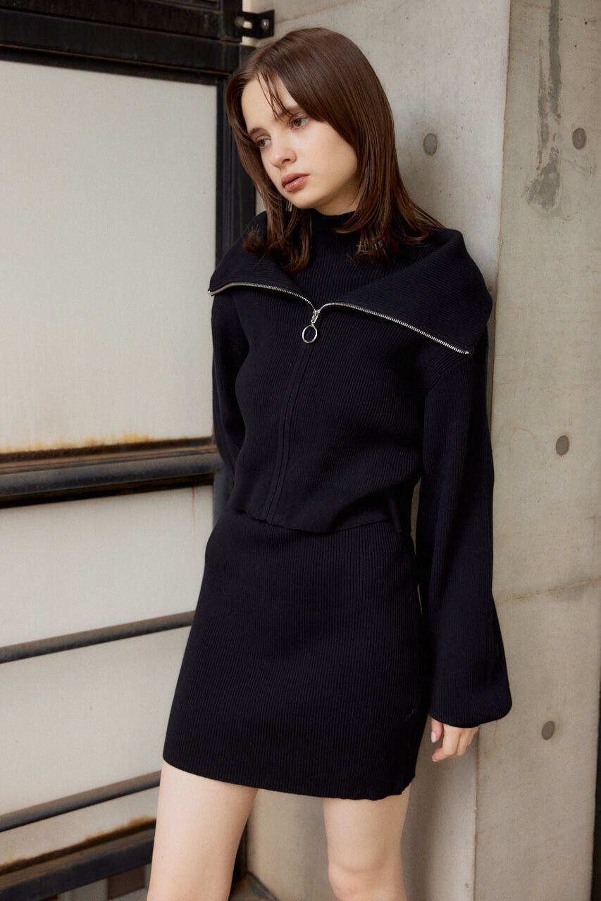 SLY「COLLAR ZIP 2P ワンピース」|ワンピース|