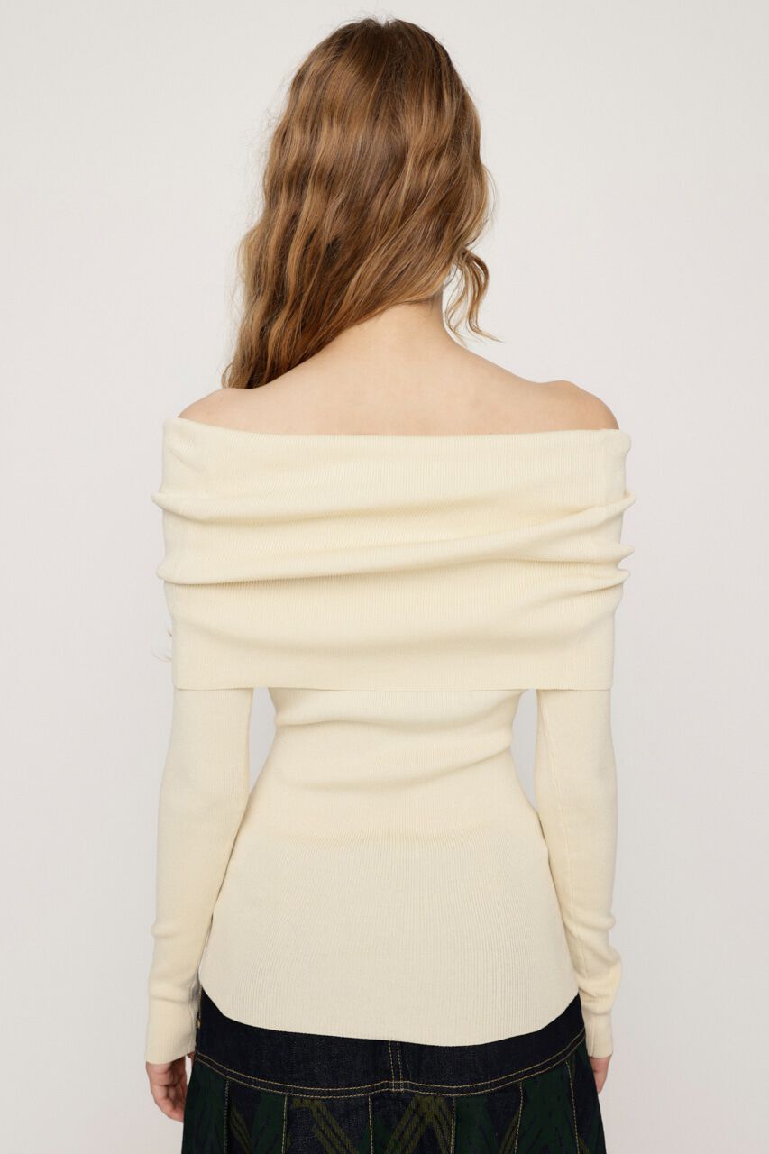 SLY「OFF SHOULDER KNIT トップス」|ニット・セーター|