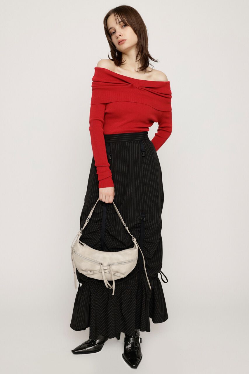 SLY「OFF SHOULDER KNIT トップス」|ニット・セーター|