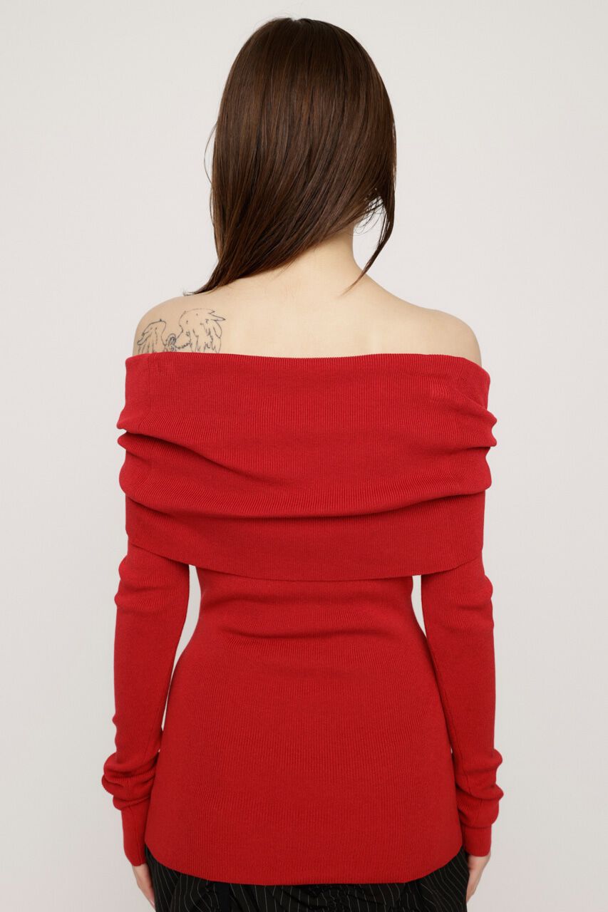 SLY「OFF SHOULDER KNIT トップス」|ニット・セーター|