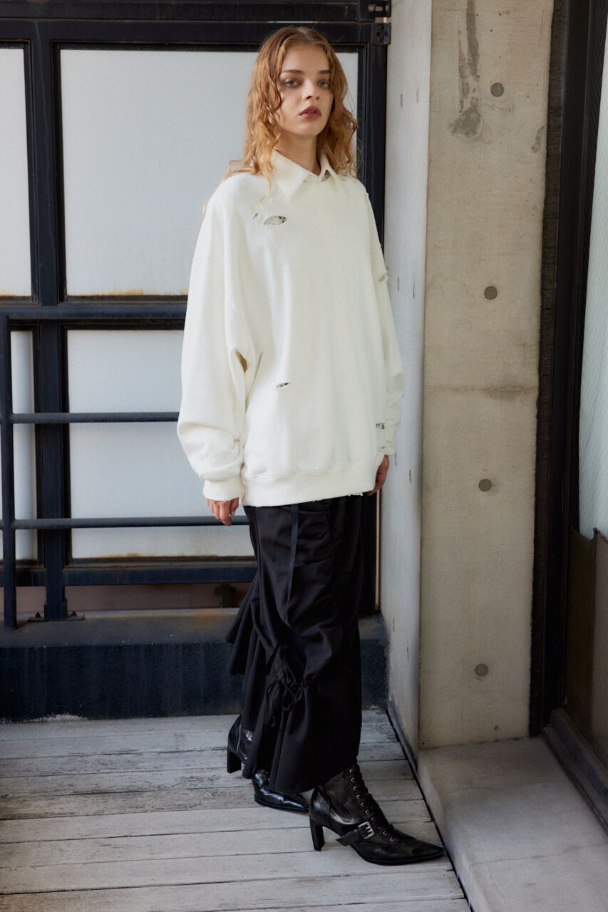 SLY「CRUSHED OVER SWEAT トップス」|Tシャツ・カットソー|