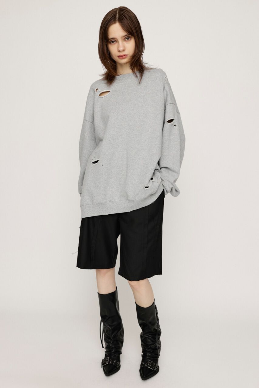 SLY「CRUSHED OVER SWEAT トップス」|Tシャツ・カットソー|