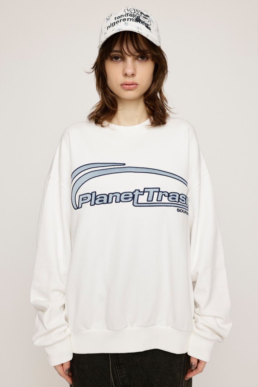 SLY「LOGO STITCH SW トップス」|Tシャツ・カットソー|