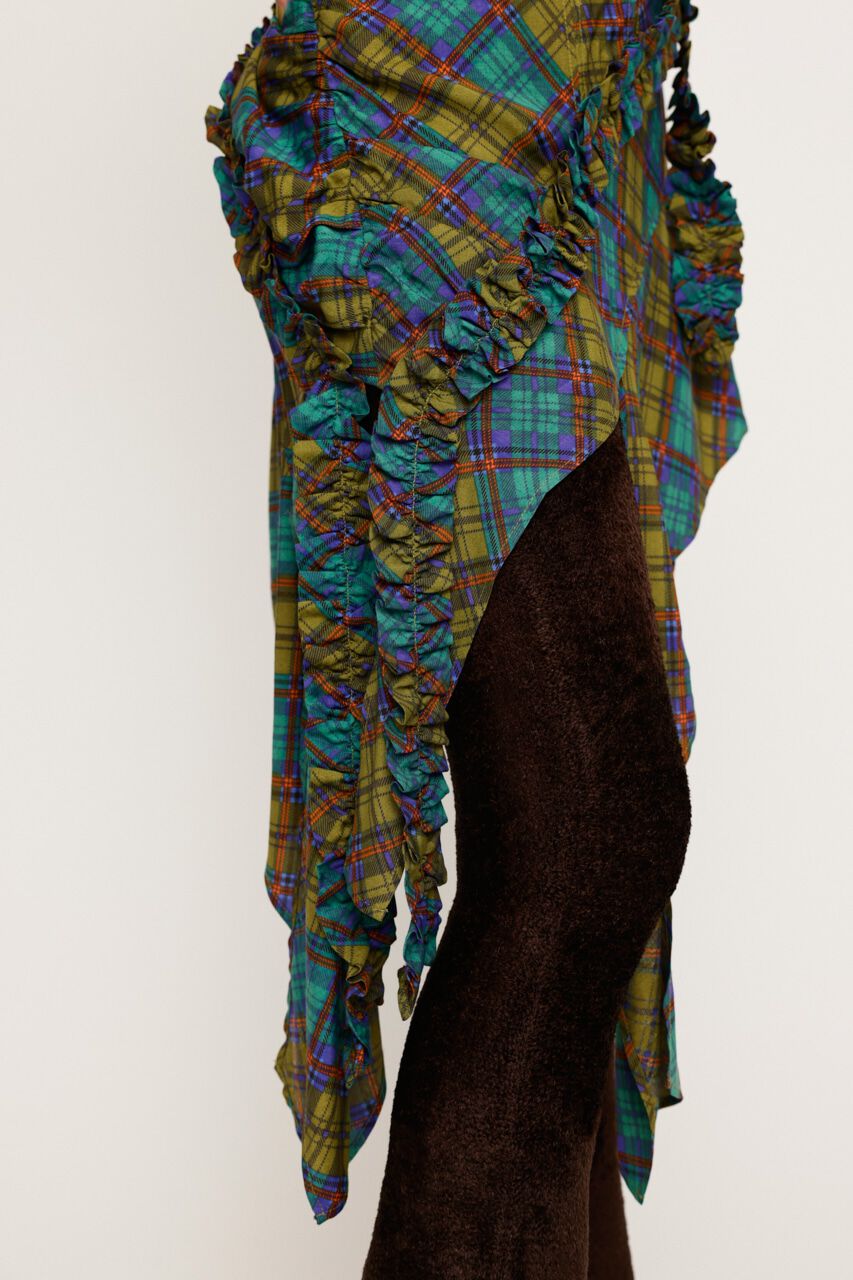 SLY「CHECK COMBI キャミソール」|チュニック|