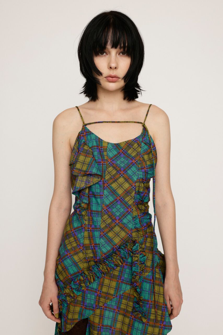 SLY「CHECK COMBI キャミソール」|チュニック|