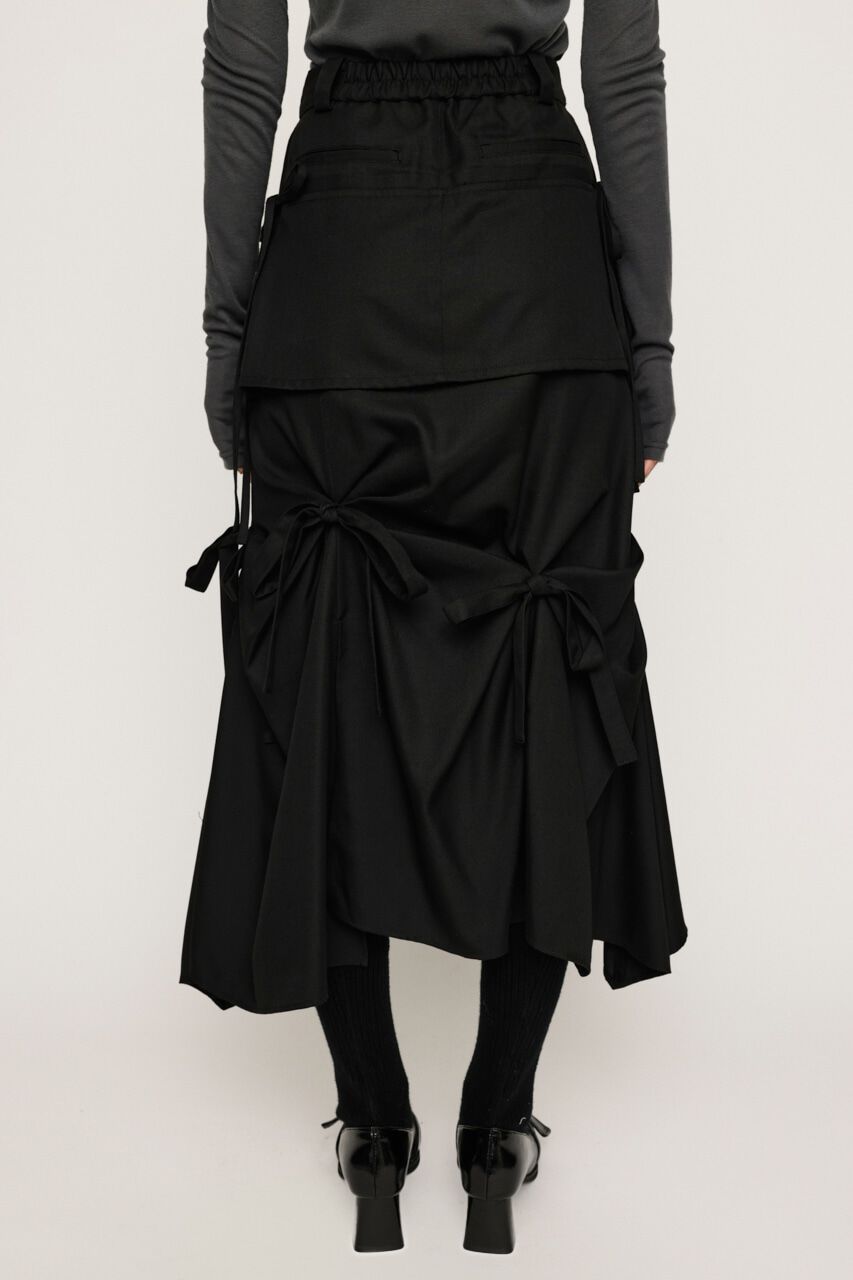 SLY「LAYERED TUCK RIBBON スカート」|スカート|