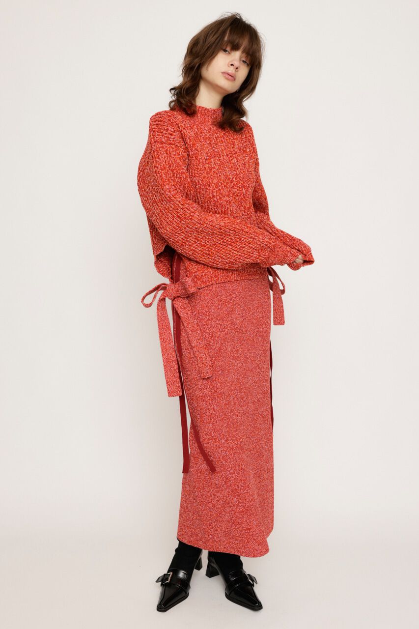 SLY「SIDE RIBBON KNIT スカート」|スカート|