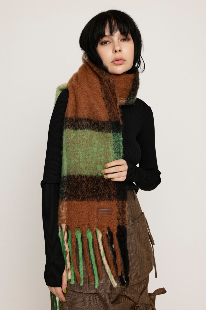 SLY「SHAGGY CHECK マフラー」|その他|