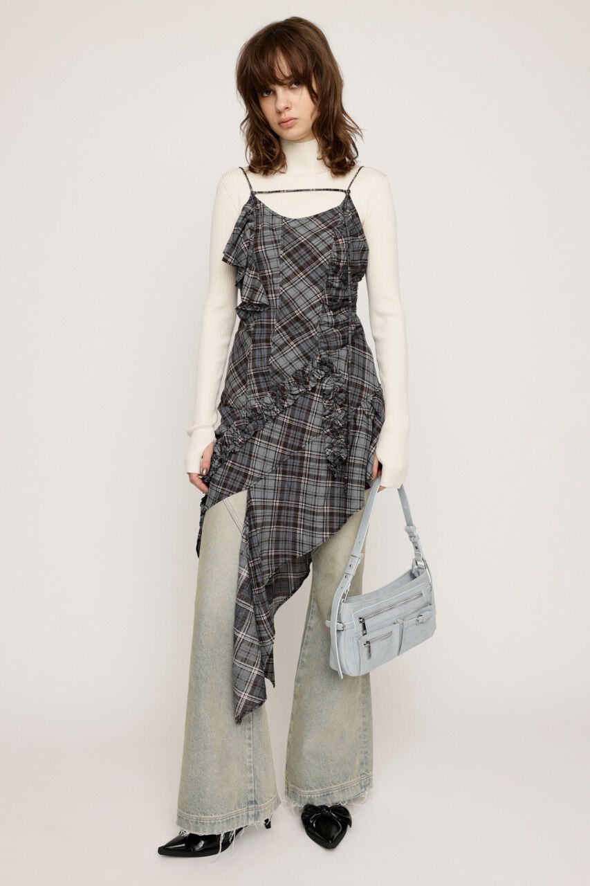 SLY「FRINGE JW FLARE PT-C」|デニム|