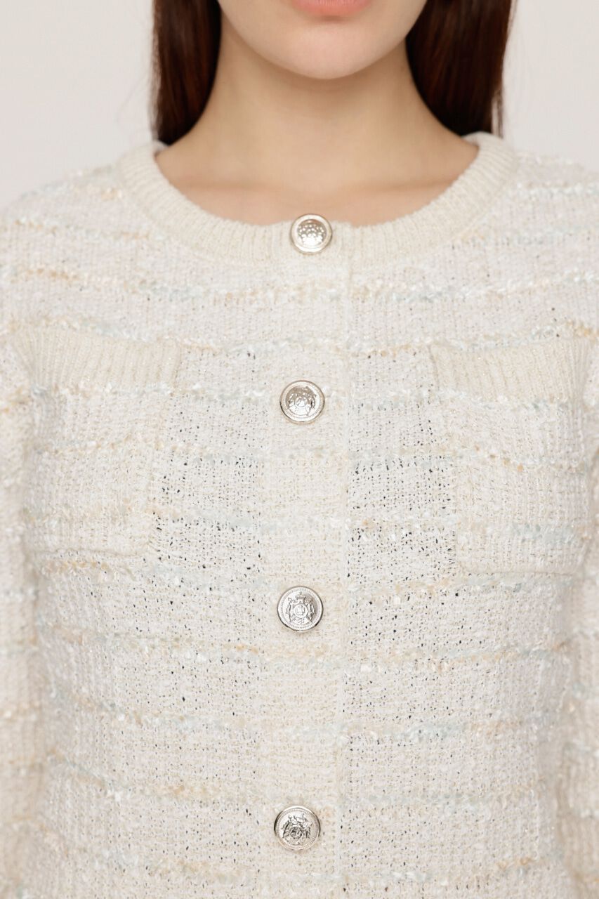 SLY「KNIT TWEED ショートワンピース」|ワンピース|